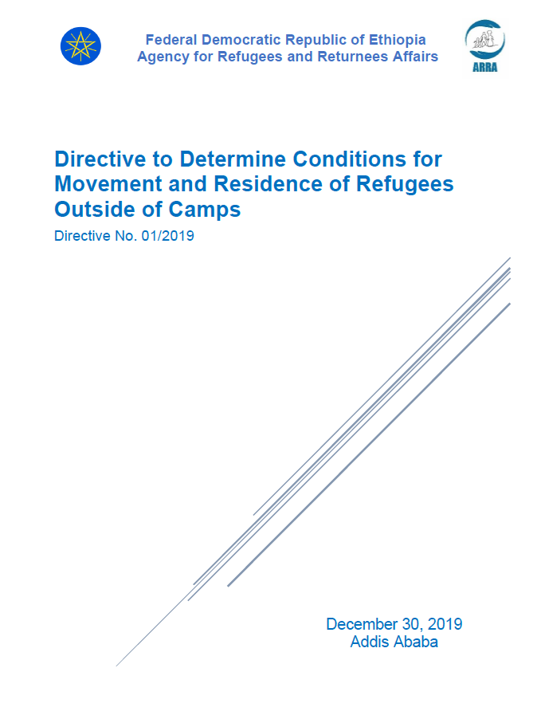 Ethiopian Directive to Determine Conditions for Movement and Residence of Refugees Outside of Camps