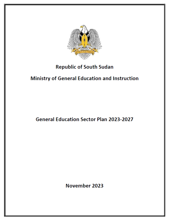 South Sudan General Education Sector Plan (2023-2027)  