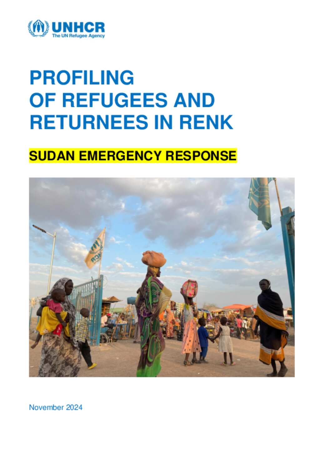 South Sudan - Profiling of Refugees and Returnees in Renk - November 2024
