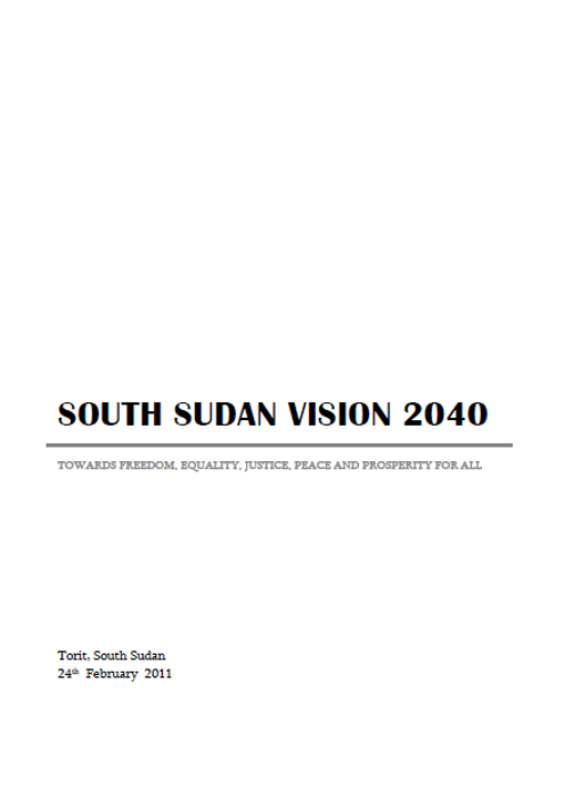 South Sudan Vision 2040
