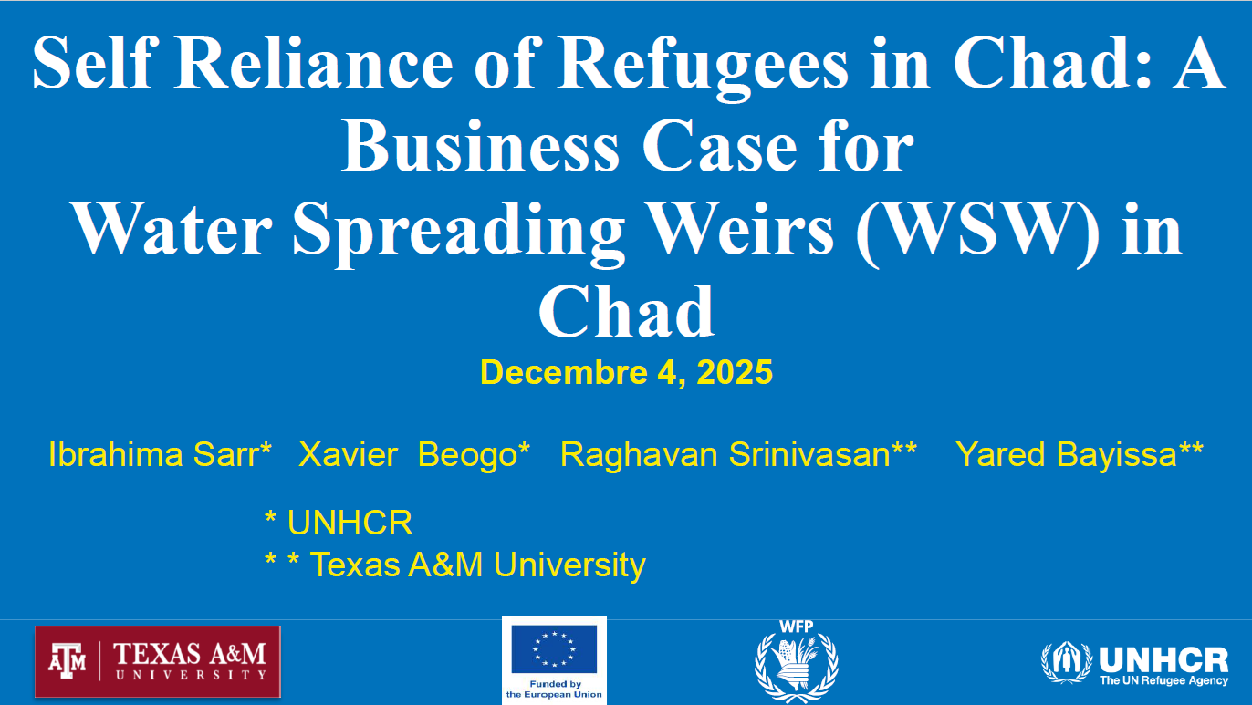 Self Reliance of Refugees in Chad: A Business Case for Water Spreading Weirs (WSW) in Chad