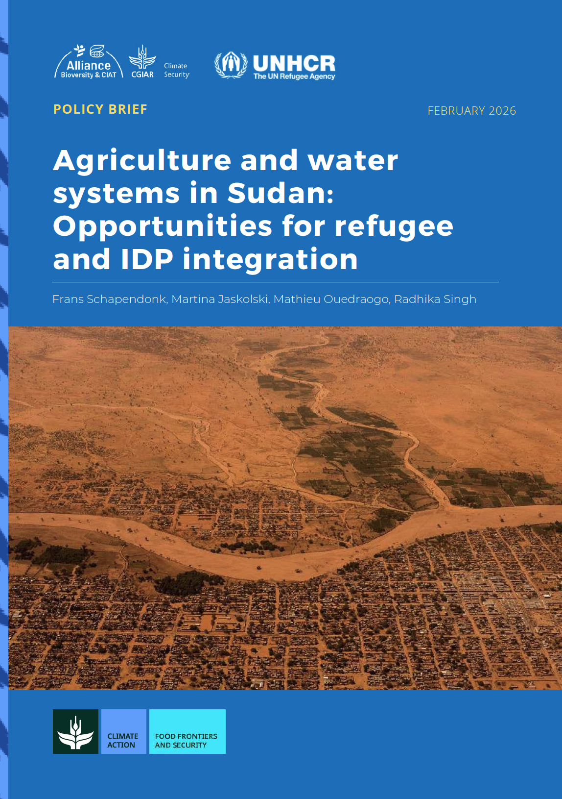 Agriculture and Water Systems in Sudan: Opportunities for Refugee and IDP Integration | Policy Brief
