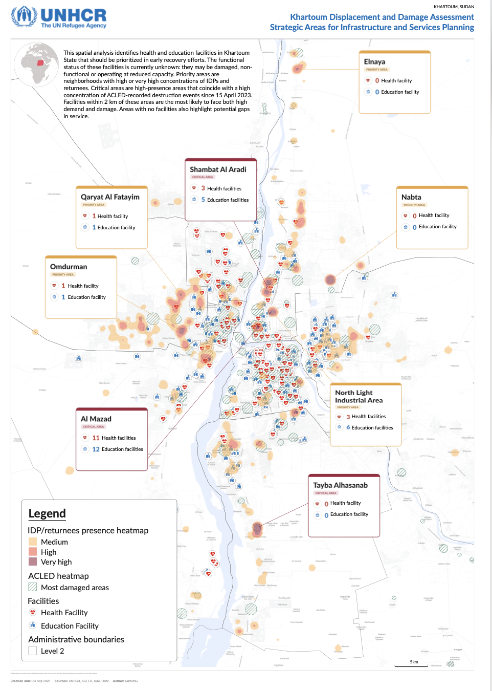 Khartoum Displacement and Damage Assessment 2026