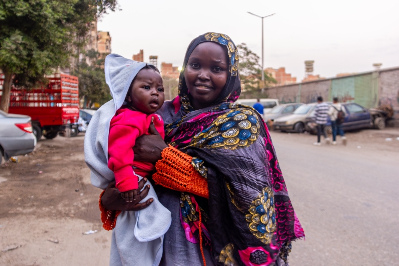 Sudanese refugees in Egypt