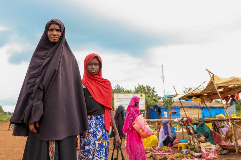Nearly 50% of the people living in Ura Site are minors.