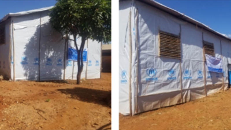 Temporary Learning Space at Akuda Primary School