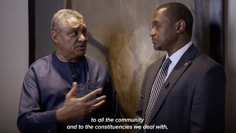 An exchange between the co-chairs of the Development Partners Group on the Sudan Regional Refugee Crisis