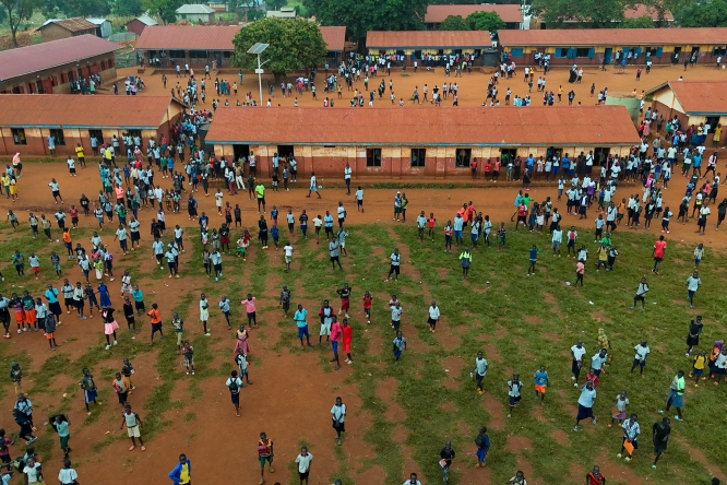 Arnold Memorial Primary School in Kiryandongo Settlement